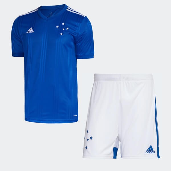 Camiseta Cruzeiro 1ª Kit Niño 2020 2021 Azul